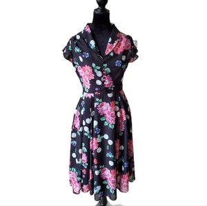 Hell Bunny Bloomsbury 50s Dress XS